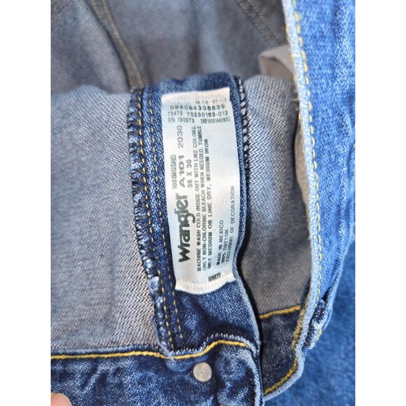 Wrangler George Strait Cowboy Cut 36X30 Relaxed Fit Jeans NWT - Picture 7 of 11